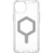 Защитный чехол URBAN ARMOR GEAR (UAG) Plyo Magsafe для Apple iPhone 15 Plus - Ice Silver (339725IS). Фото 8 из 10