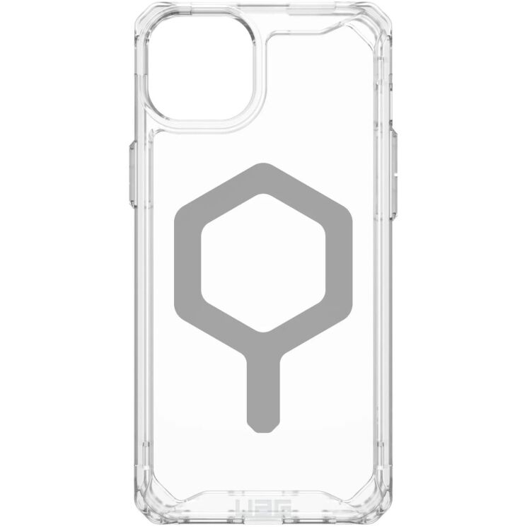Защитный чехол URBAN ARMOR GEAR (UAG) Plyo Magsafe для Apple iPhone 15 Plus - Ice Silver: фото 8 из 10