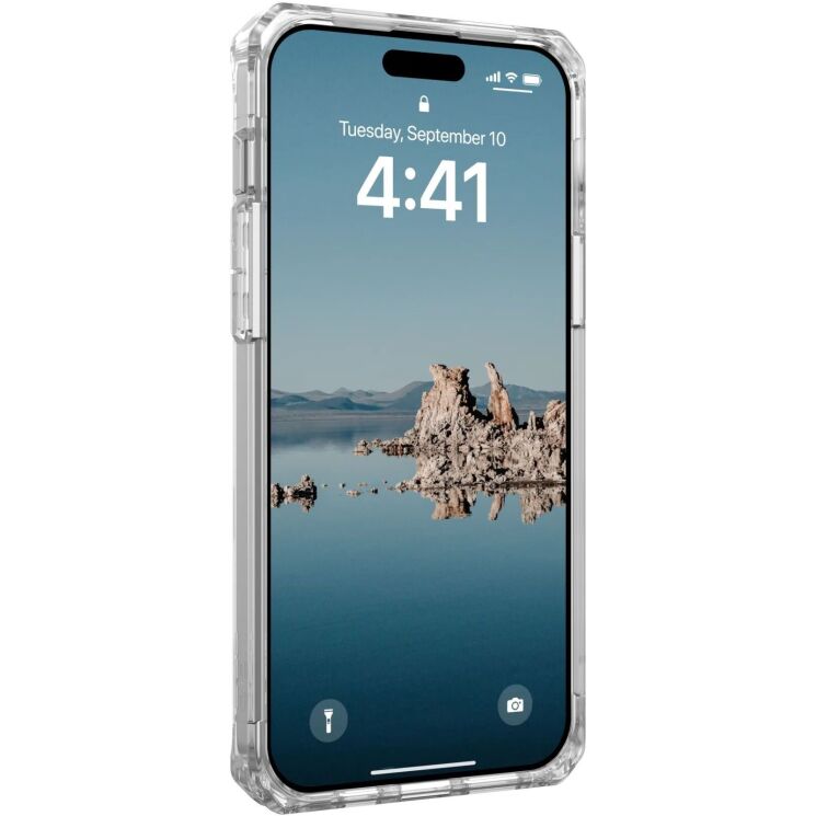 Защитный чехол URBAN ARMOR GEAR (UAG) Plyo Magsafe для Apple iPhone 15 Plus - Ice Silver: фото 4 из 10
