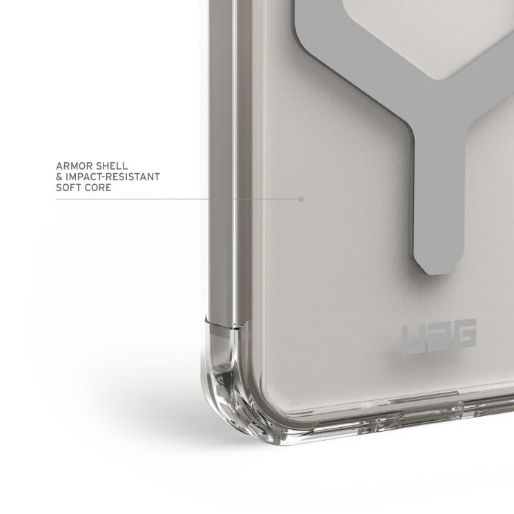Защитный чехол URBAN ARMOR GEAR (UAG) Plyo MagSafe для Google Pixel 9 Pro - Ice / Silver: фото 11 из 14