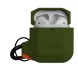 Защитный чехол URBAN ARMOR GEAR (UAG) Silicone для Apple AirPods 1 / 2 - Olive Drab/Orange (204515OO). Фото 2 из 14