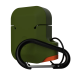 Защитный чехол URBAN ARMOR GEAR (UAG) Silicone для Apple AirPods 1 / 2 - Olive Drab/Orange (204515OO). Фото 10 из 14