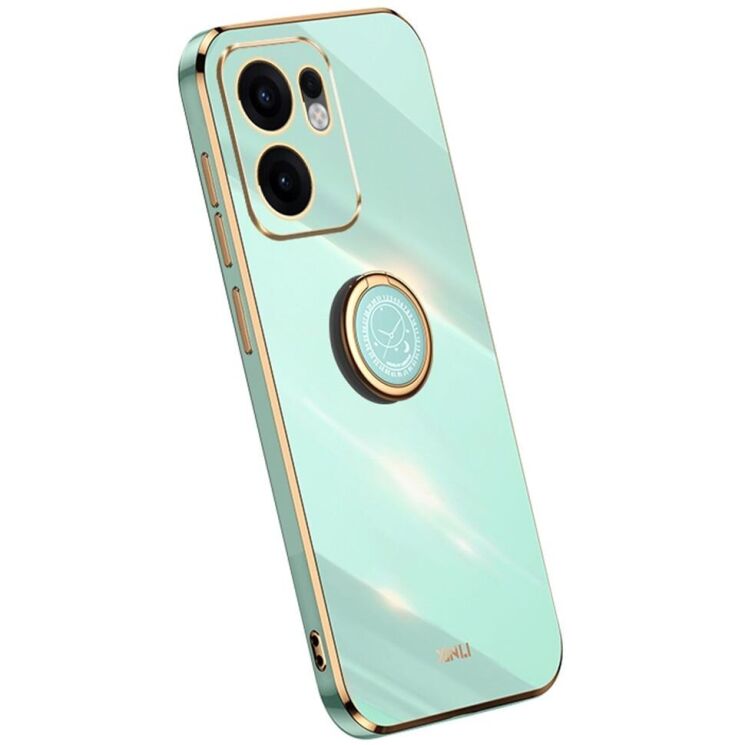 Захисний чохол XINLI Porcelain Magnetic для OPPO Reno 13 F/FS 5G - Cyan: фото 1 з 7