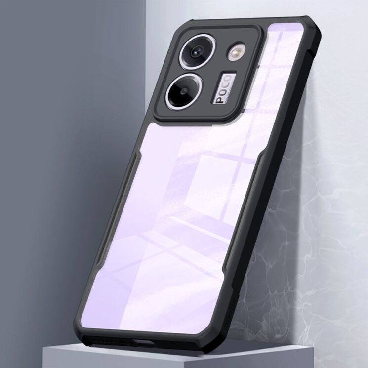 Захисний чохол XUNDD Rugged Case для Xiaomi Poco M7 Pro - Black: фото 3 з 6