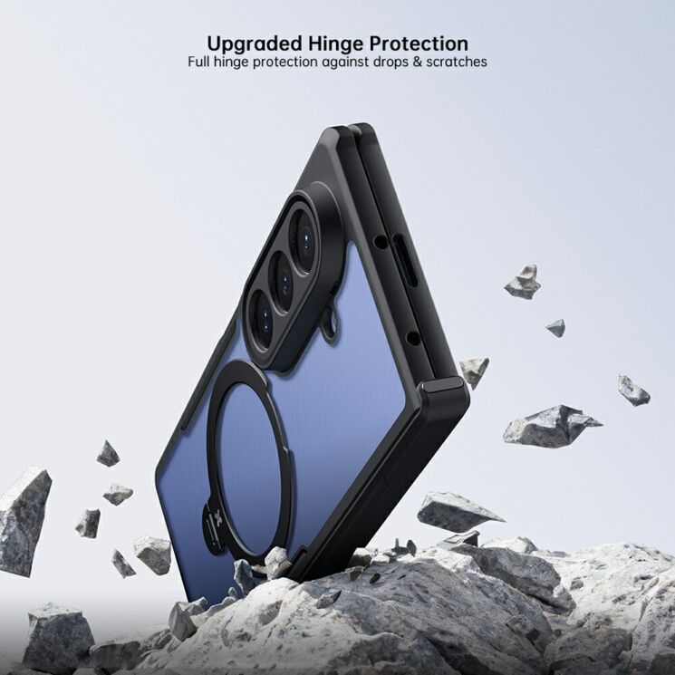 Защитный чехол XUNDD Rugged Case with MagSafe (FF) для Samsung Galaxy Fold 8 Ultra - Black (424064B) Защитный чехол XUNDD Rugged Case with MagSafe (FF) для Samsung Galaxy Fold 8 Ultra - Black: фото 8 из 10