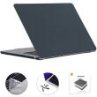 Защитный комплект Enkay Matte Shell для Apple MacBook Air 15 (2023/2024) - Black (335403B)