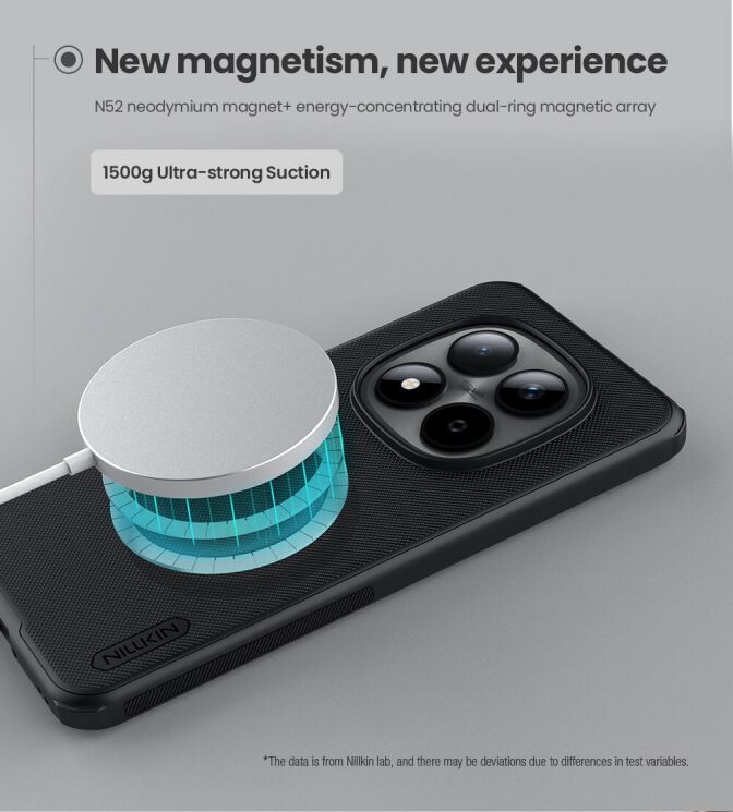 Защитный (PC+TPU) чехол NILLKIN Frosted Shield Pro Magnetic для Xiaomi Redmi Note 15 Pro Plus / Poco M8 Pro 5G - Black (404706B) Защитный (PC+TPU) чехол NILLKIN Frosted Shield Pro Magnetic для Xiaomi Redmi Note 15 Pro Plus / Poco M8 Pro 5G - Black: фото 13 из 19