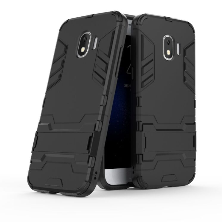 Защитный чехол UniCase Hybrid для Samsung Galaxy J2 2018 (J250) - Black: фото 1 из 10