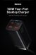 Сетевое зарядное устройство Baseus GaN3 Pro Desktop Fast Charger 2U+2C (100W) CCGP000101 - Black (995675B). Фото 10 из 30