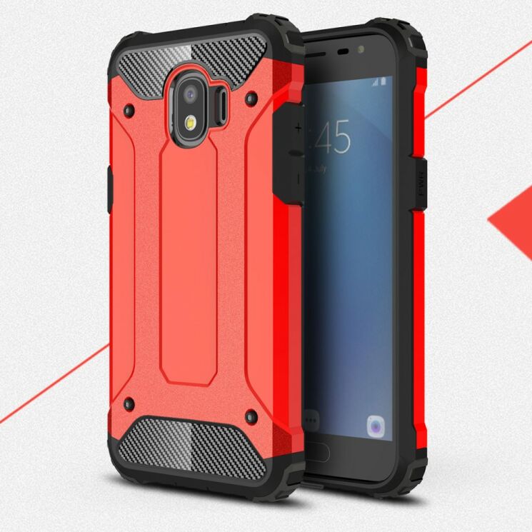 Защитный чехол UniCase Rugged Guard для Samsung Galaxy J2 2018 (J250) - Red: фото 1 из 4