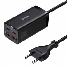 Сетевое зарядное устройство Baseus GaN3 Pro Desktop Fast Charger 2U+2C (100W) CCGP000101 - Black: фото 1 из 30