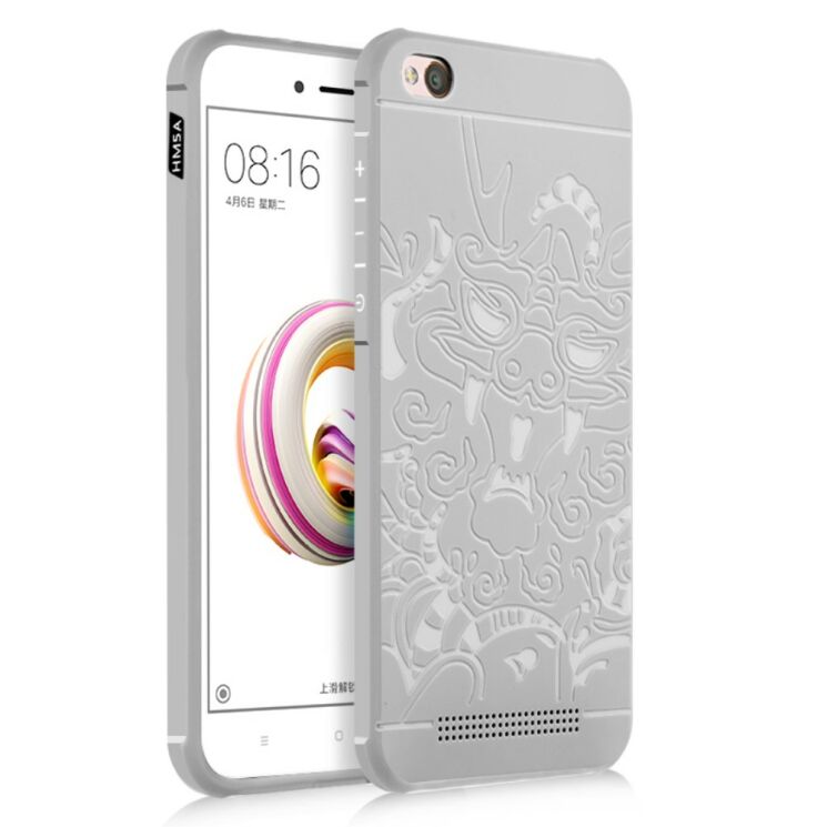 Захисний чохол UniCase Dragon Style для Xiaomi Redmi 5A - Grey: фото 1 з 3