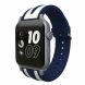 Ремешок UniCase Soft Strap для Apple Watch 42 (Series 10/11) / 41 / 40 / SE 40 / 38 - Dark Blue / White (236201A). Фото 1 из 5