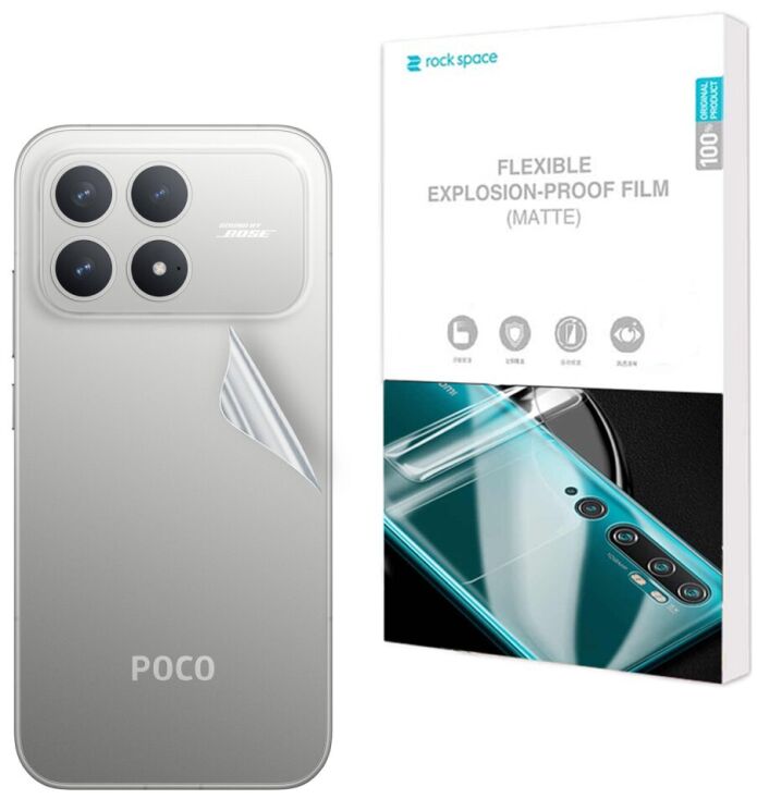 Антиблікова плівка на задню панель RockSpace Explosion-Proof Matte для Xiaomi Poco F8 Pro: фото 1 з 9