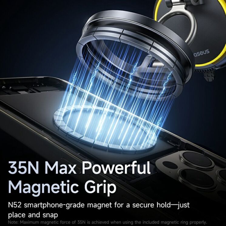 Автомобильный держатель Baseus PrimeTrip VC2 Flex (C0013801) - Black: фото 7 из 12