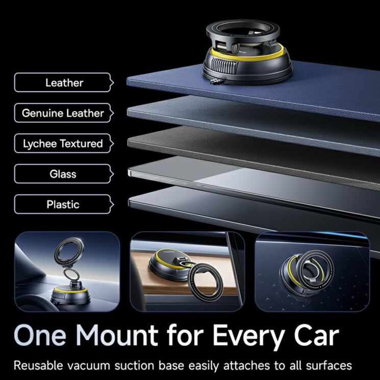 Автомобильный держатель Baseus PrimeTrip VC2 Flex (C0013801) - Black: фото 9 из 12