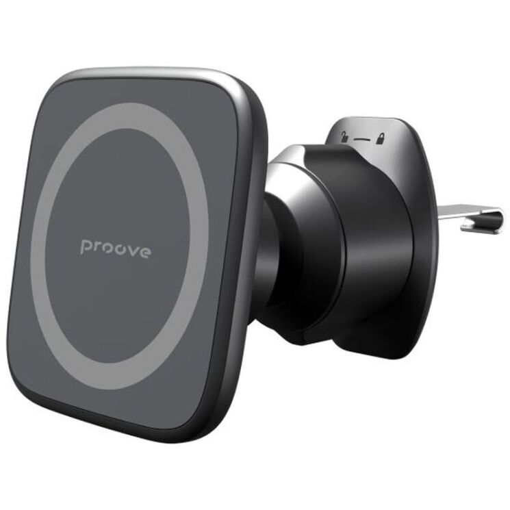 Автомобільний тримач Proove Block Magnetic Air Outlet Car Mount Magnetic Ring - Black: фото 1 з 8