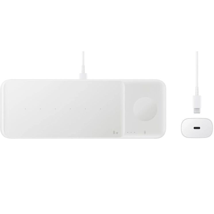 Беспроводное зарядное устройство Samsung Wireless Charger Trio (EP-P6300TWEGRU) - White: фото 8 из 8