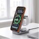 Бездротовий зарядний пристрій Tech-Protect A53 3 in 1 Magnetic (25W) QI2.2 (5906302323890) - Grey (958321H). Фото 7 з 9