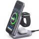 Бездротовий зарядний пристрій Tech-Protect A53 3 in 1 Magnetic (25W) QI2.2 (5906302323890) - Grey (958321H). Фото 2 з 9