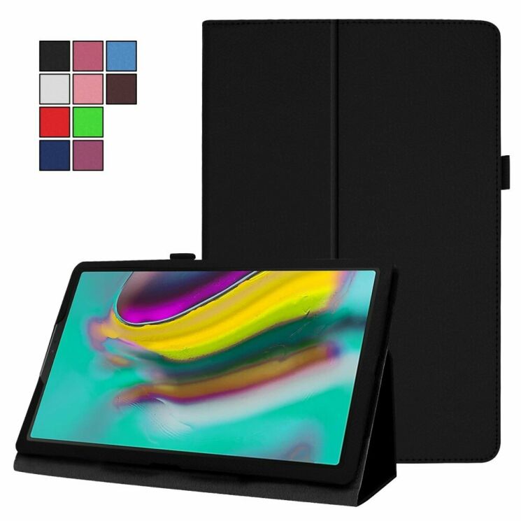 Чохол Deexe Book Type для Samsung Galaxy Tab S5e 10.5 (T720.725) - Black: фото 8 з 8