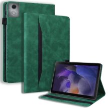 Чехол Deexe Business Style для Lenovo Tab K11 Plus - Green: фото 1 из 10