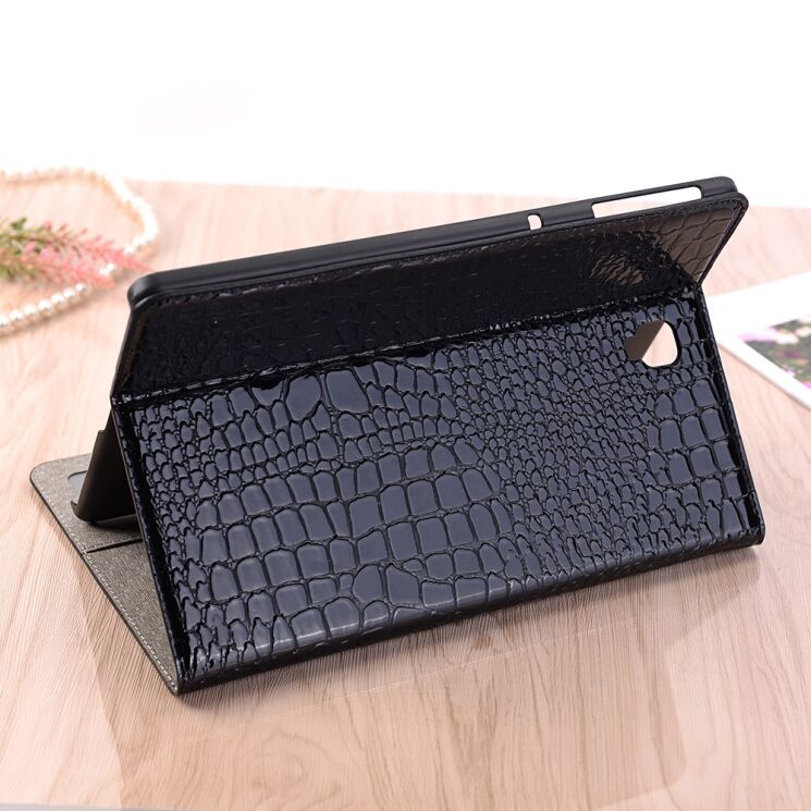Чохол Deexe Crocodile Style для Samsung Galaxy Tab S4 10.5 (T830/835) - Black: фото 9 з 10
