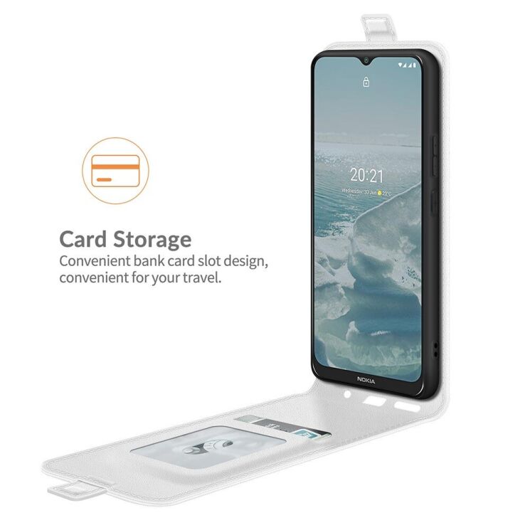 Чохол Deexe Flip Case для Nokia G10 / G20 - White: фото 4 з 11