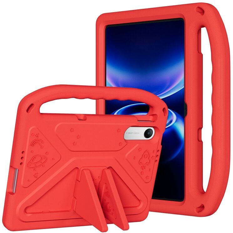 Чехол Deexe KickStand Cover для Xiaomi Redmi Pad 2 SE / Pad 2 9.7 - Red (407909R) Чехол Deexe KickStand Cover для Xiaomi Redmi Pad 2 SE / Pad 2 9.7 - Red: фото 1 из 7