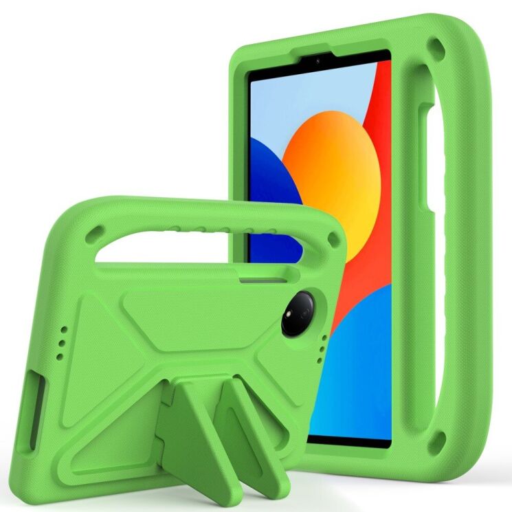 Чехол Deexe KickStand Cover для Xiaomi Redmi Pad SE 8.7 4G - Green: фото 1 из 7