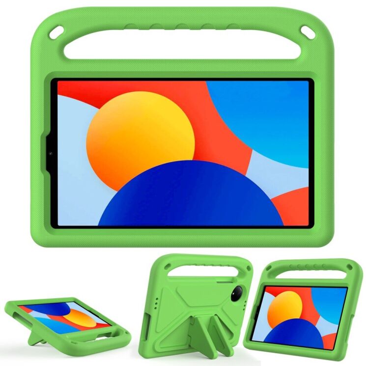 Чехол Deexe KickStand Cover для Xiaomi Redmi Pad SE 8.7 4G - Green: фото 2 из 7