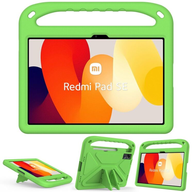 Чехол Deexe KickStand Cover для Xiaomi Redmi Pad SE - Green: фото 2 из 7