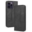 Чехол Deexe Retro Style для Apple iPhone 14 Pro Max - Black (301263B)
