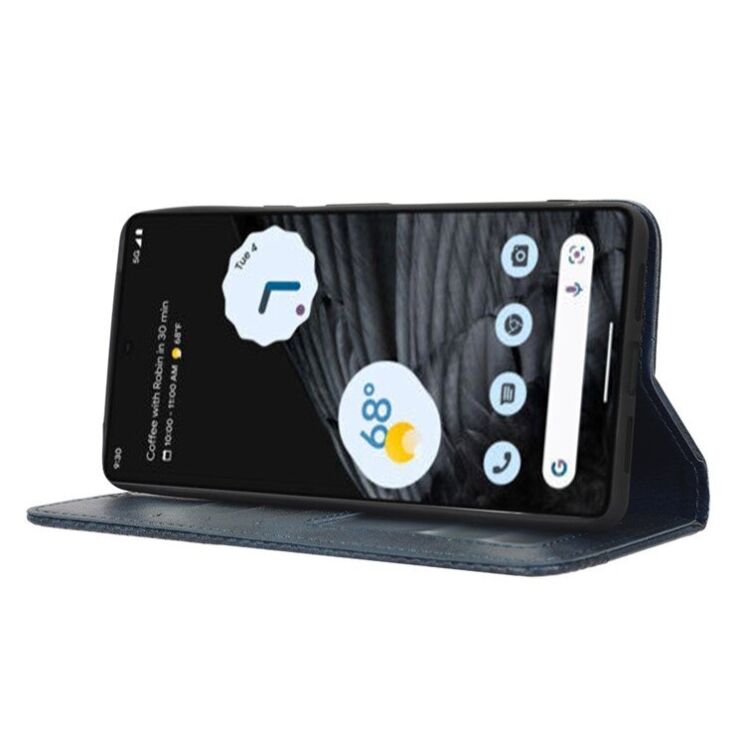 Чехол Deexe Retro Style для Google Pixel 7 Pro - Blue: фото 3 из 7