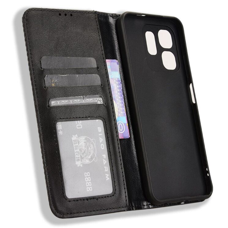 Чохол Deexe Retro Style для Infinix Smart 9 (X6532) / Hot 50i (X6531) - Black: фото 4 з 7