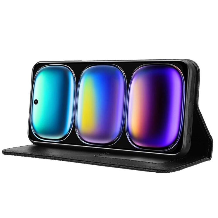 Чохол Deexe Retro Style для Infinix Smart 9 (X6532) / Hot 50i (X6531) - Black: фото 3 з 7