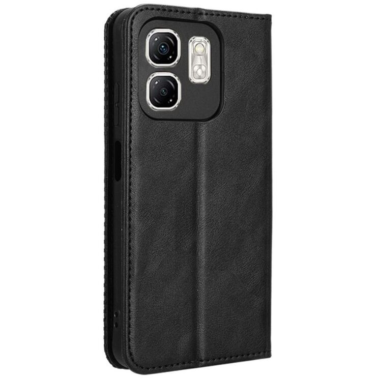 Чохол Deexe Retro Style для Infinix Smart 9 (X6532) / Hot 50i (X6531) - Black: фото 6 з 7