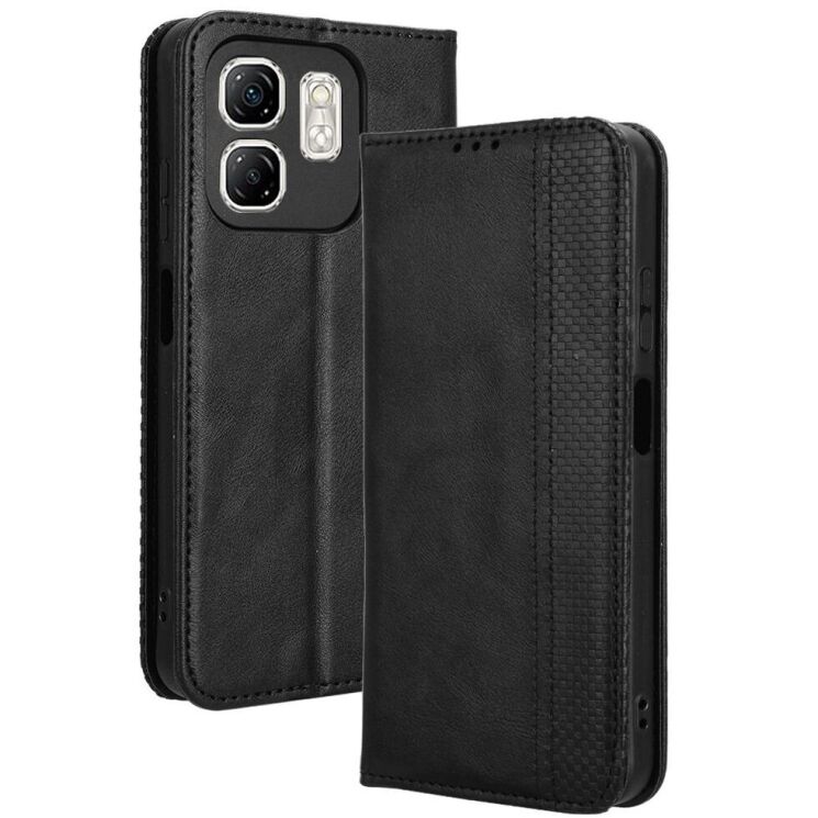 Чохол Deexe Retro Style для Infinix Smart 9 (X6532) / Hot 50i (X6531) - Black: фото 1 з 7