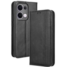 Чехол Deexe Retro Style для OPPO Reno 13 5G - Black: фото 1 из 7