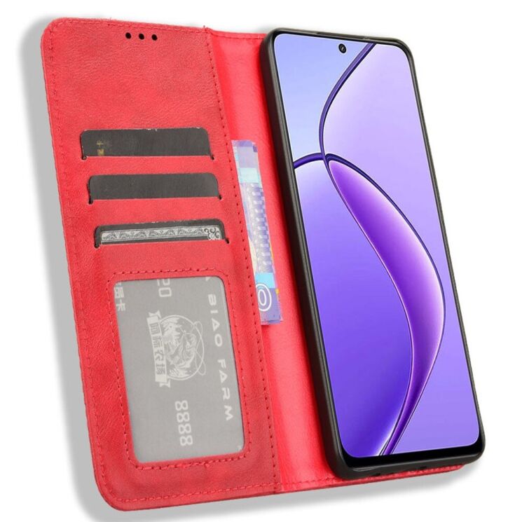 Чехол Deexe Retro Style для Realme 12 5G / 13 5G - Red: фото 2 из 7