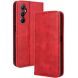 Чехол Deexe Retro Style для Realme C65 - Red (353900R). Фото 1 из 7