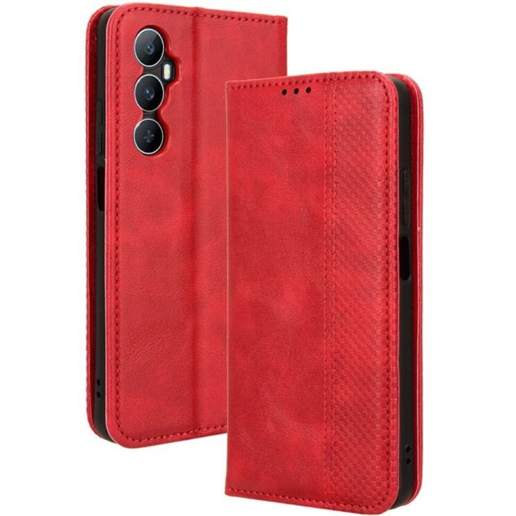 Чехол Deexe Retro Style для Realme C65 - Red: фото 1 из 7