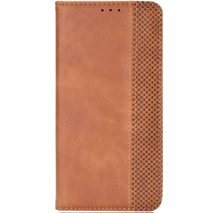 Чехол Deexe Retro Style для Realme GT 7 Pro - Brown: фото 5 из 7