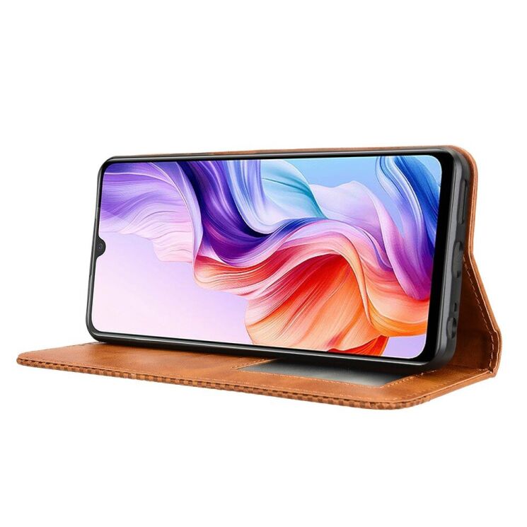 Чехол Deexe Retro Style для ZTE Nubia V70 Max - Brown: фото 6 из 18