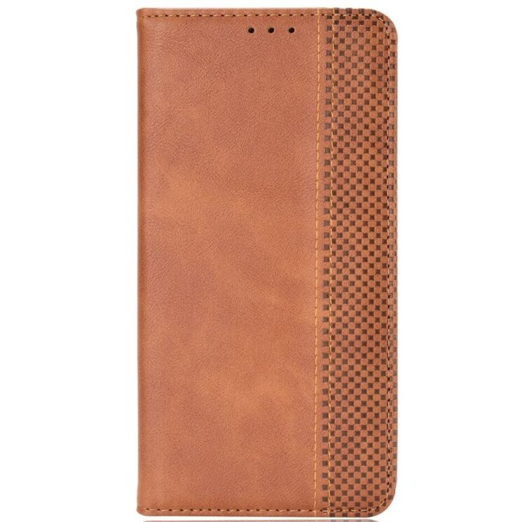 Чехол Deexe Retro Style для ZTE Nubia V70 Max - Brown: фото 3 из 18