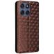 Чехол Deexe Rhombus Book для Motorola Edge 60 / Edge 60 Fusion - Brown (379608Z). Фото 8 из 10