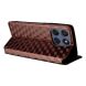 Чехол Deexe Rhombus Book для Motorola Edge 60 / Edge 60 Fusion - Brown (379608Z). Фото 5 из 10