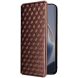 Чехол Deexe Rhombus Book для Motorola Edge 60 / Edge 60 Fusion - Brown (379608Z). Фото 6 из 10