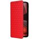 Чехол Deexe Rhombus Book для Motorola Moto G15 / G15 Power - Red (372611R). Фото 6 из 10