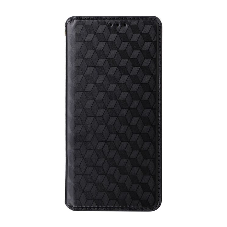 Чохол Deexe Rhombus Book для Motorola Moto G86 - Black: фото 7 з 10